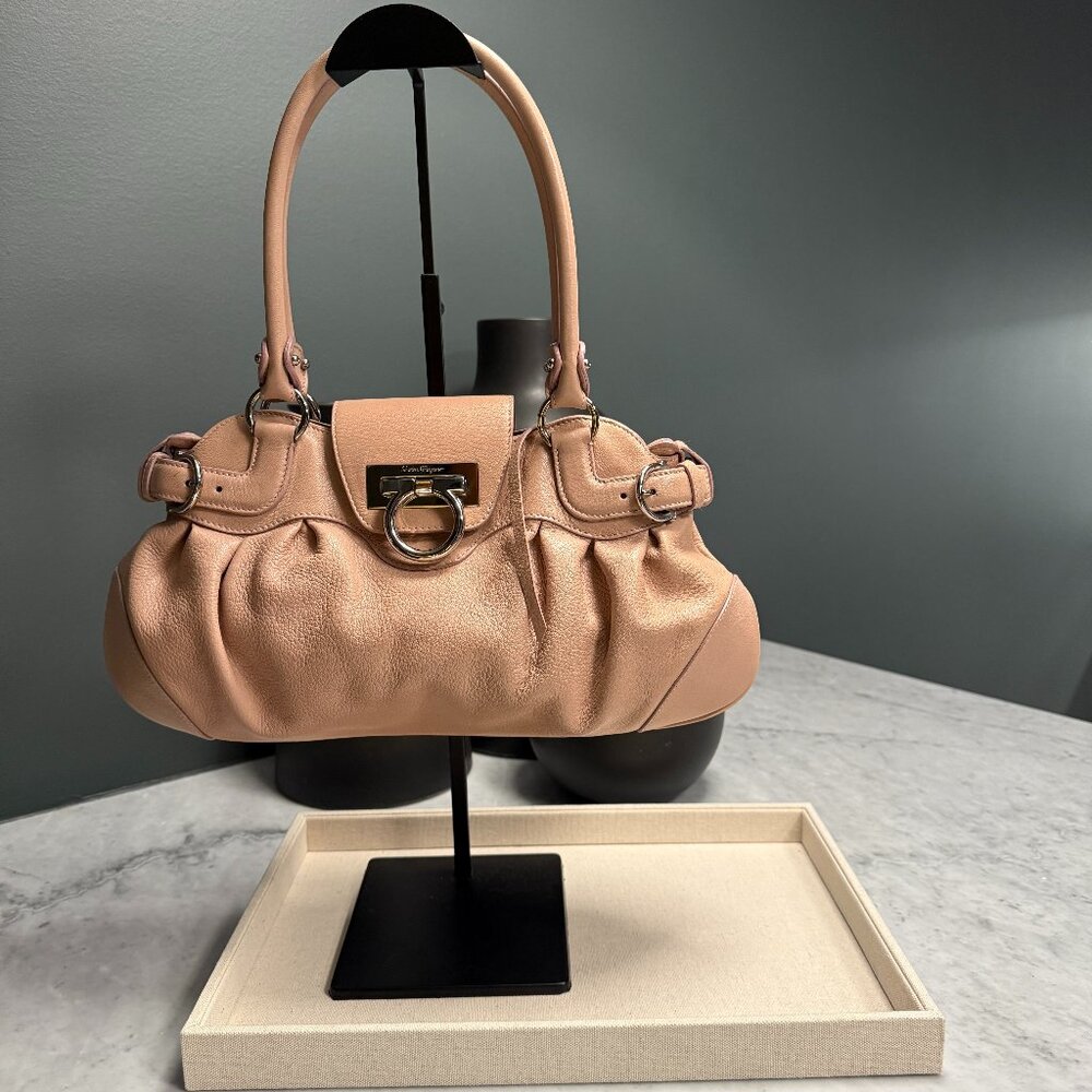 Salvatore Ferragamo Gancini Shoulder Bag
